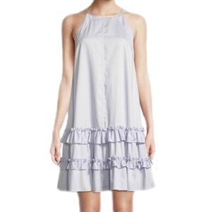 Rebecca Taylor Lavender Ruffle Mini Dress